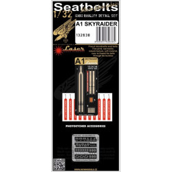 Hgw 132638 1/32 Seatbelts For A1 Skyraider Accessories For Aircraft