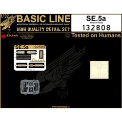 Hgw 132808 1/32 Se.5a Basic Line And Mask Accessories For Aircraft