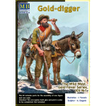 Master Box 35233 1/35 The Wild West. Gold Fever Series. Kit No. 1. Gold Digger