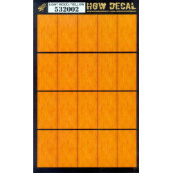 Hgw 532002 1/32 Decal Yellow Light Wood Transparent