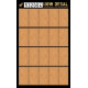 Hgw 532004 1/32 Decal Natural Light Wood Base White Transparent