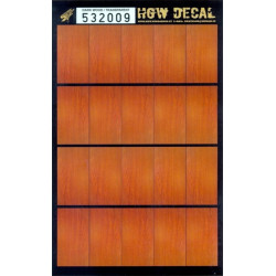 Hgw 532009 1/32 Decal Dark Wood Transparent