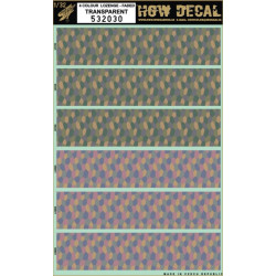 Hgw 532030 1/32 Decal 4 Colour Lozenge Transparent