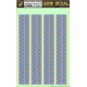 Hgw 532044 1/32 Decal 5 Colour Lozenge Lower Transparent