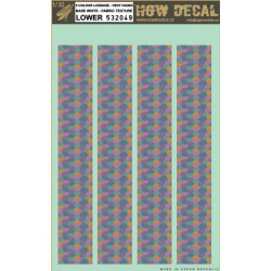 Hgw 532049 1/32 Decal 5 Colour Lozenge Lower Base White