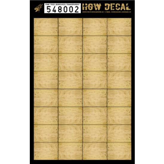Hgw 548002 1/48 Decal Faded Pine Tree Transparent For Aircraft