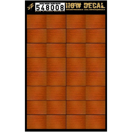Hgw 548008 1/48 Decal Dark Wood Base White For Aircraft