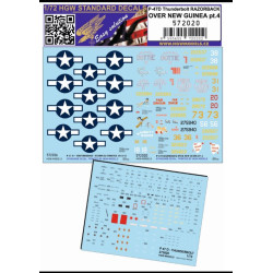 Hgw 572020 1/72 Decal For P-47d Thunderbolt Razorback Over New Guinea