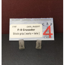 Cat4-r48097 1/48 F8 Crusader Stick Grip Early Late Aircraft Accessories