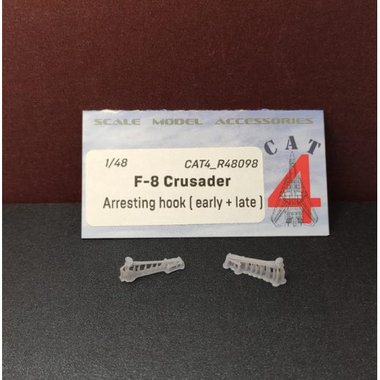 Cat4-r48098 1/48 F-8 Crusader Arresting Hook Early Late Aircraft Accessories