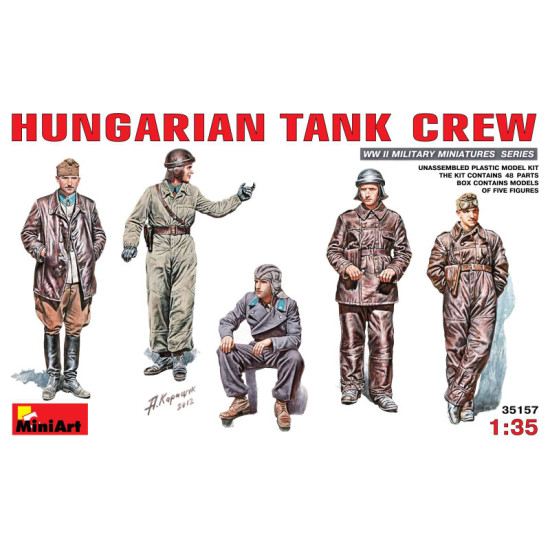 Hungarian tank crew 1/35 Miniart 35157