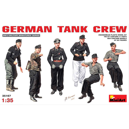 German tank crew 1/35 Miniart 35167