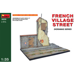 French village street 1/35 Miniart 36050