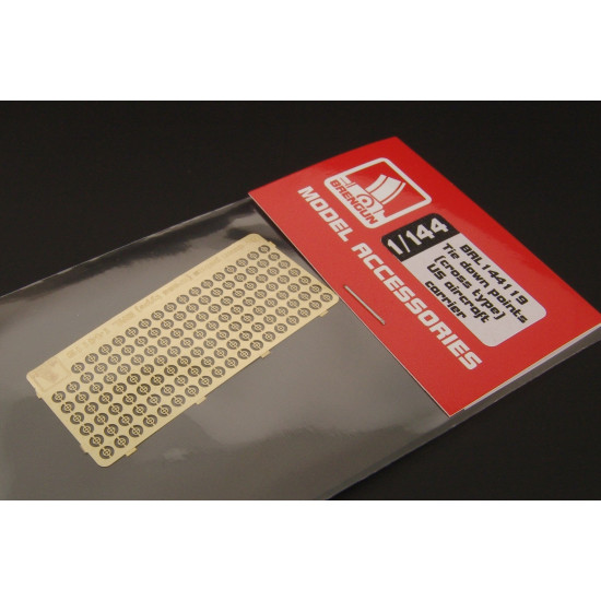 Brengun Brl144119 1/144 Tie Down Points Cross Type Us Aircraft Carrier Pe Set