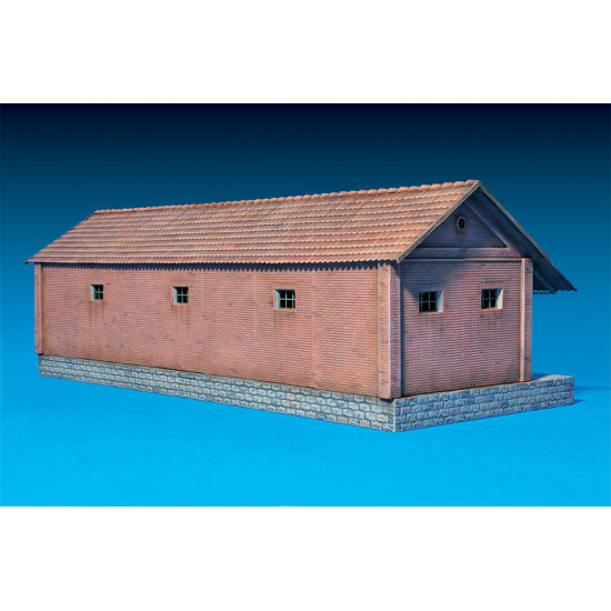 Freight shed 1/72 Miniart 72029