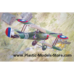 Nieuport 28c1 french plane WWI 1/32 Roden 616