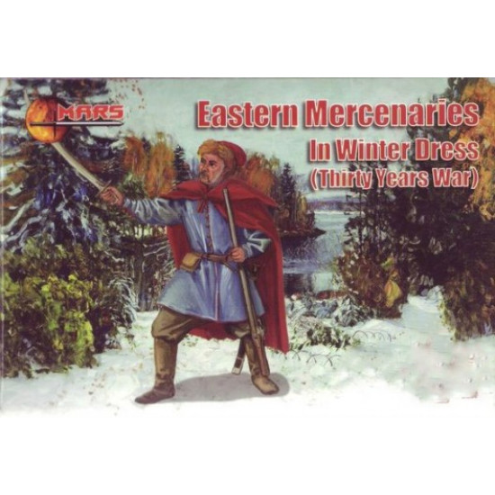Eastern mercenaries in winter dress, Thirty Years War 1/72 MARS figures 72075