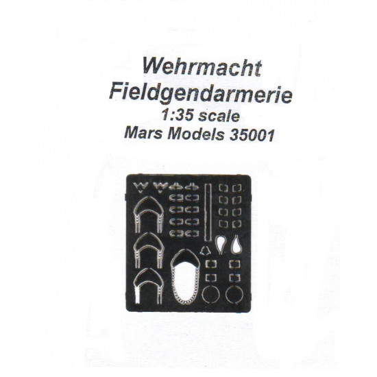 Wehrmacht Fieldgendarmerie 1/35 Mars Models PE35001