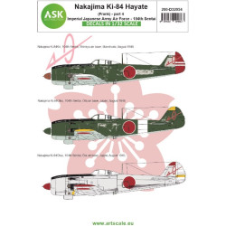 Ask D32054 1/32 Nakajima Ki-84 Hayate Frank Part 4 Imperial Japanese Army Air Force Shinbu Tai