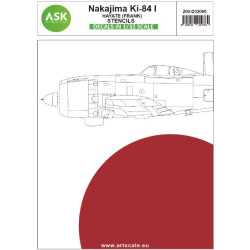 Ask D32060 1/32 Nakajima Ki-84 Hayate Frank Stencils Imperial Japanese Army Air Force