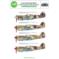 Ask D48005 1/48 Curtiss Kittyhawk Mk.iii Desert Harassers North Africa/Italy 1942-1944 Part Ii