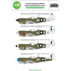 Ask D48008 1/48 Decal Curtiss Kittyhawk Mk.iv Pacific Battlefield Raaf Part Iii