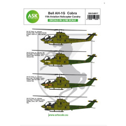Ask D48017 1/48 Bell Ah-1g Cobra 11th Aviation Helicopter Cavalery Part 3
