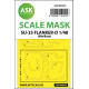 Ask M48001 1/48 Painting Mask For Su-27k Sea Flanker / Su-33 Flanker D Minibase