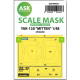 Ask M48031 1/48 Double-sided Painting Mask Yak-130 Mitten For Zvezda Ask M48031 1/48 Double-sided Painting Mask Yak-130 Mitten For Zvezda
