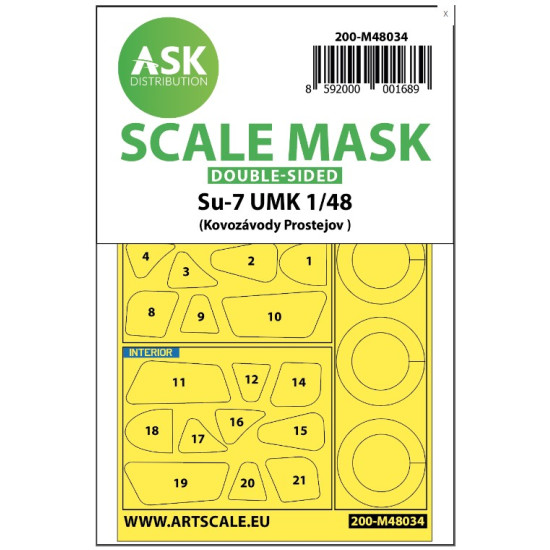 Ask M48034 1/48 Double-sided Painting Mask Su-7 Umk For Kp