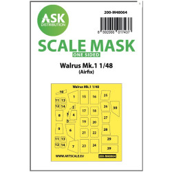 Ask M48064 1/48 One-sided Painting Mask For Walrus Mk.1 For Airfix