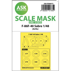 Ask M48073 1/48 One-sided Painting Mask For F-86f-40 For Airfix
