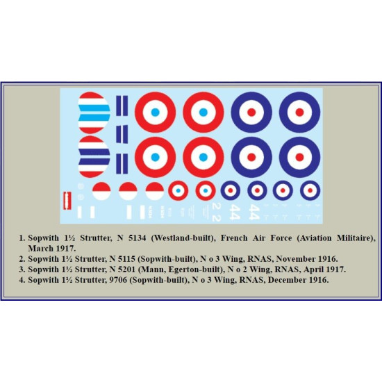 Roden 404 1/48 Sopwith 11/2 Strutter Single-seat Bomber Aircraft Wwi