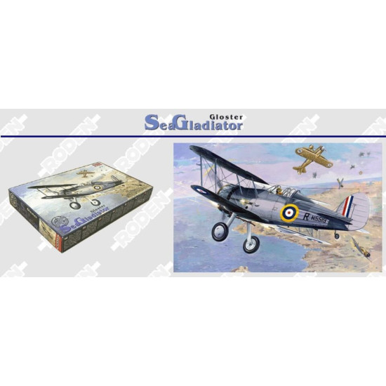 Roden 405 1/48 Gloster Sea Gladiator Mk.i British Fighter-biplane Wwii