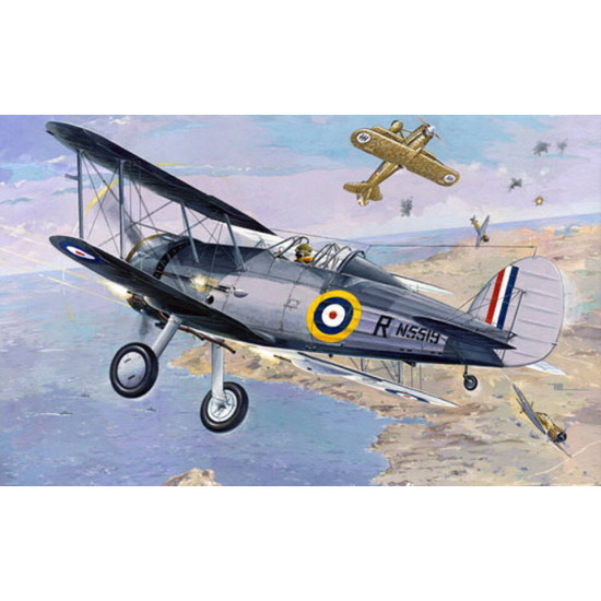 Roden 405 1/48 Gloster Sea Gladiator Mk.i British Fighter-biplane Wwii