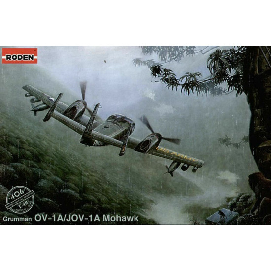 Roden 406 1/48 Ov-1a/Jov-1a Mohawk Stormtrooper Scale Model Kit