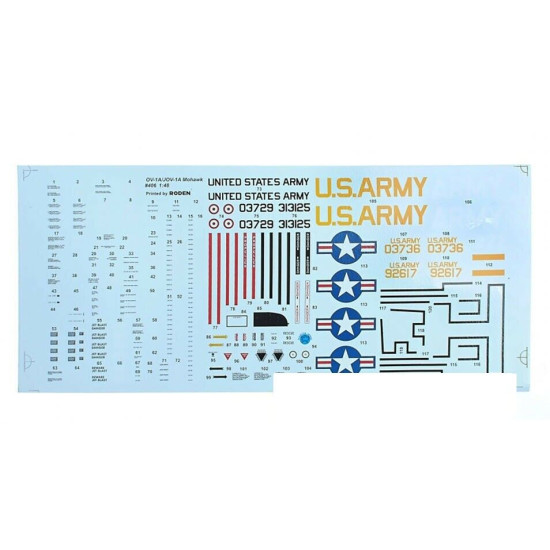 Roden 406 1/48 Ov-1a/Jov-1a Mohawk Stormtrooper Scale Model Kit