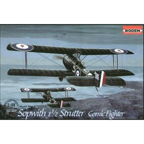 Roden 407 1/48 Sopwith 11/2 Strutter Comic Fighter Plastic Model Kit