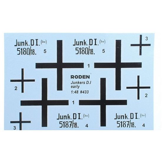 Roden 434 1/48 Junkers D.i Late German Aircraft Bomber-biplane