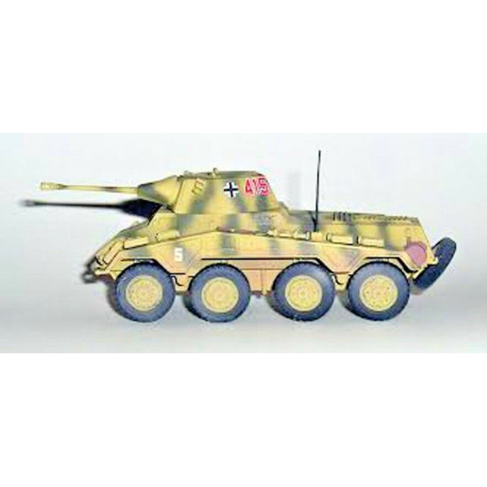 Roden 705 1/72 Sd. Kfz 234/2 German Heavy Armored Car Wwii Plastic Model Kit