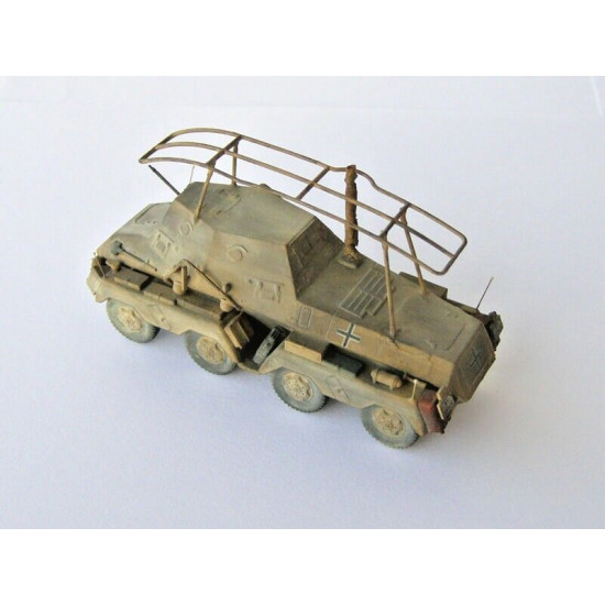 Roden 708 1/72 Av Sd.kfz.263 8-rad Heavy Intelligence Car Wwii Plastic Model