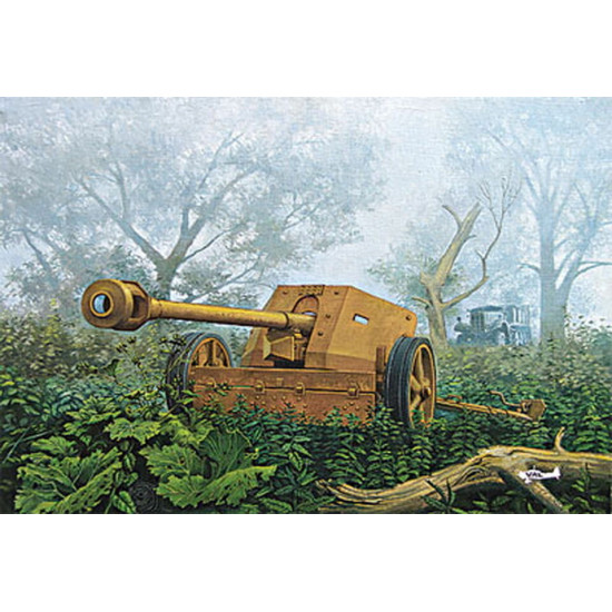 Roden 711 1/72 Pak-40 75mm German 75 Mm Anti-tank Gun Wwii