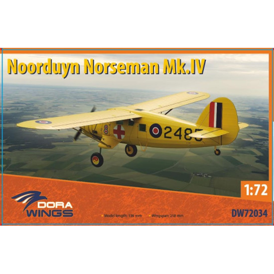 Dora Wings 72034 1/72 Noorduyn Norseman Mk.iv Plastic Model Aircraft