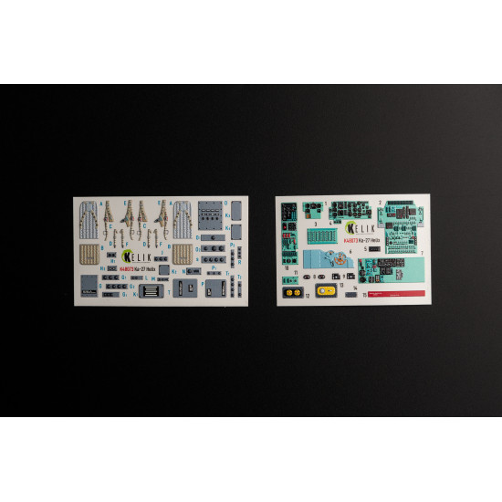 Kelik K48073 1/48 Ka 27 Helix Interior 3d Decals For Hobbyboss Kit