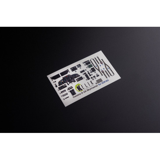 Kelik K48079 1/48 O 2a Skymaster Interior 3d Decals Small Version For Icm Kit
