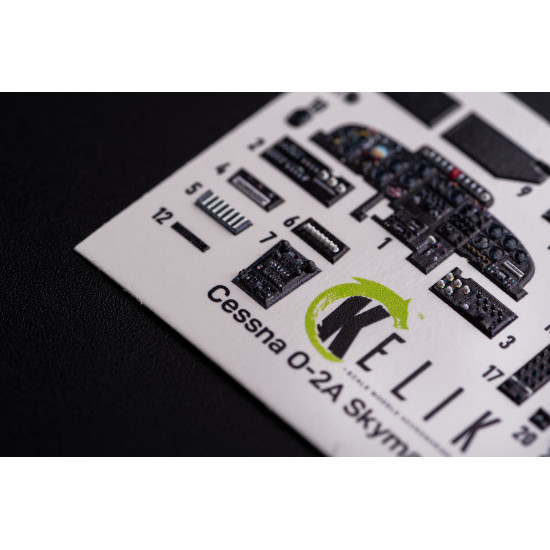 Kelik K48079 1/48 O 2a Skymaster Interior 3d Decals Small Version For Icm Kit