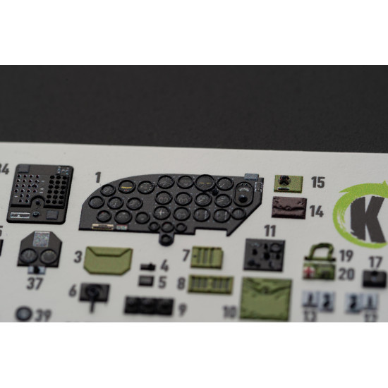 Kelik K48084 1/48 B 26b Marauder Interior 3d Decals For Icm Kit