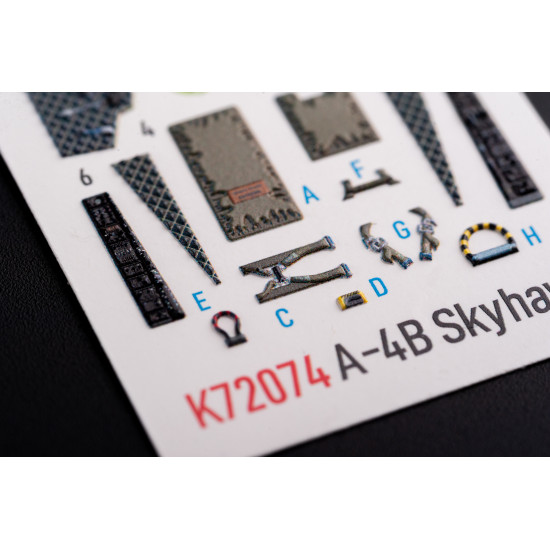 Kelik K72074 1/72 A4b Skyhawk Interior 3d Decals For Hobby 2000 Fujimi Kit