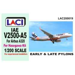 Laci 200019 1/200 Iae V2500 A5 For Airbus A320 Early And Late Pylons For Hasegawa