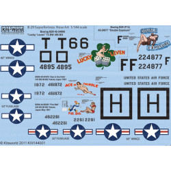 Kits World Kw144001 1/144 Decal For B-29 Superfortress Accessories For Aircraft